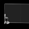 JL-34 Shelf Divider | Transparent PET Shelf Partition | 60mm for Retail Display