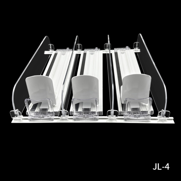 JL-4 Shelf Pusher | Automatic Spring Pusher | 64mm Width | for Drink Beverage Retail Shelf