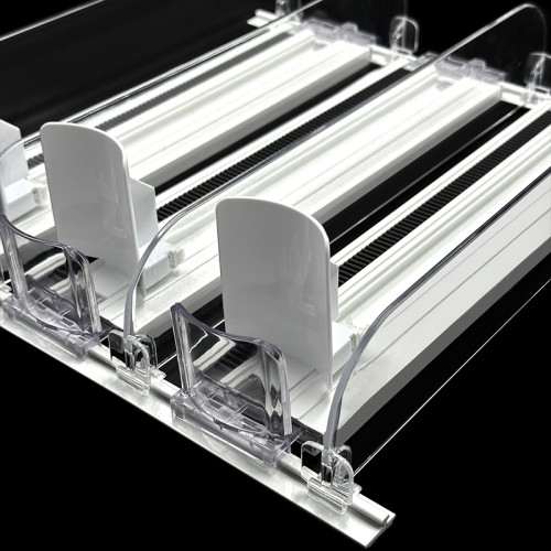 JL-4 Shelf Pusher | Automatic Spring Pusher | 64mm Width | for Drink Beverage Retail Shelf