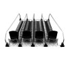 JL-5 Can Drink Shelf Pusher | Self Advancing Function | Metal Side Guard | for Convenience Store