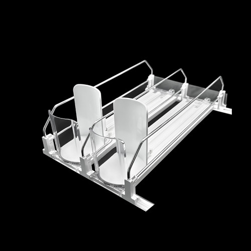 JL-6 Wine Shelf Pusher | Damping Slow Feed Design | 70mm Width | for Heavy Wine Bottle Display