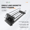 JL-16A Single Lane Magnetic Shelf Pusher | Spring Loaded | for Supermarket Merchandising Display