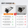 JL-16A Single Lane Magnetic Shelf Pusher | Spring Loaded | for Supermarket Merchandising Display