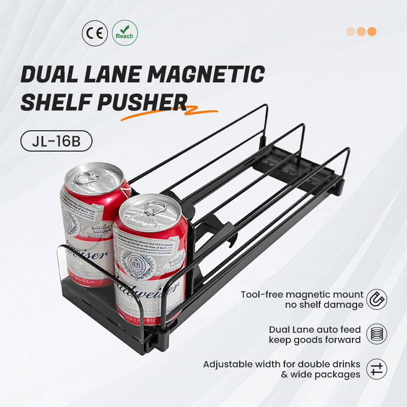Magnetic Shelf Pusher