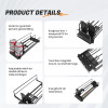 JL-16B Dual Lane Magnetic Shelf Pusher | Automatic Beverage Organizer | for Supermarket Merchandising