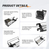 JL-17A Single Lane Hanging Shelf Pusher | Hook on Installation | for Supermarket Merchandising Display
