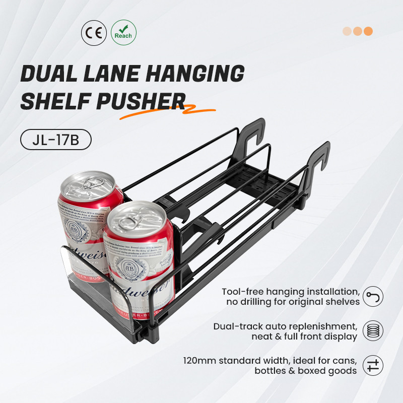 Hanging Shelf Pusher