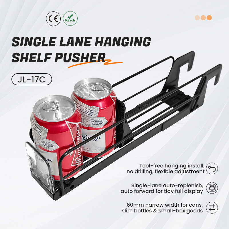 Hanging Shelf Pusher