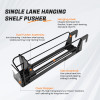 JL-17C Single Lane Hanging Shelf Pusher | Hook on Installation | for Supermarket Merchandising Display