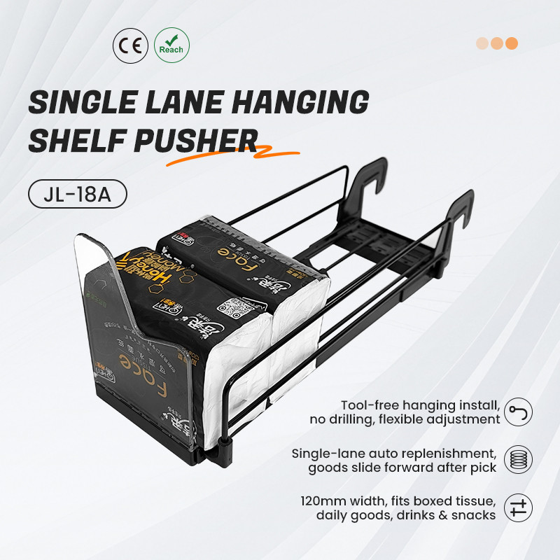 Hanging Shelf Pusher