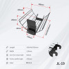 JL-19 Hanging Pizza Pusher | Hook on Installation | for Supermarket Gondola Shelf Frozen Pizza Box