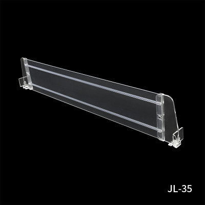 JL-35 Clip-on Shelf Divider | Shelf Separator | Merchandise Organizer | for Retail Gondola