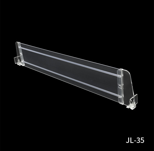 JL-35 Clip-on Shelf Divider | Shelf Separator | Merchandise Organizer | for Retail Gondola