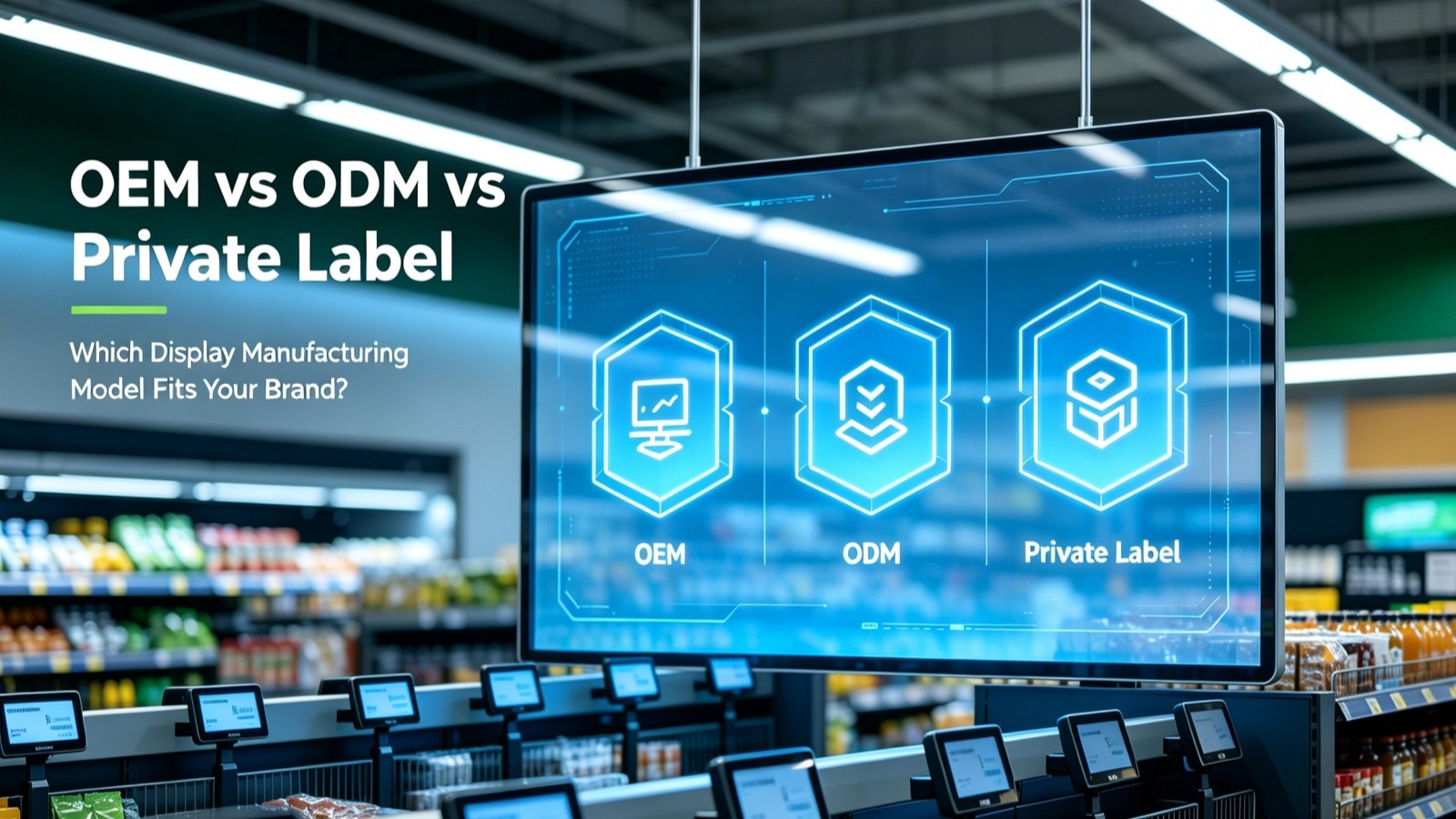 OEM vs ODM vs Private Label: Which Display Manufacturing Model Fits Your Brand? | VIGO DISPLAY