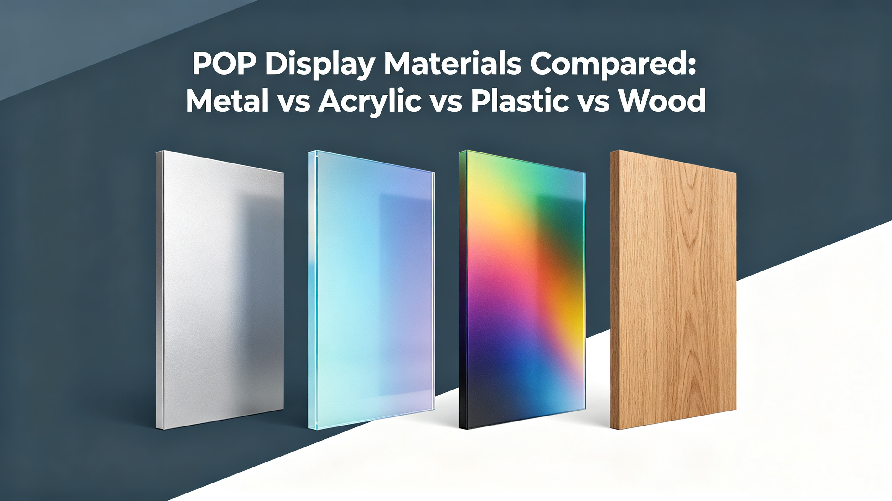 POP Display Materials Compared: Metal vs Acrylic vs Plastic vs Wood | VIGO DISPLAY