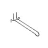 JL-61 Double Wire Pegboard Hooks | Practical Store Display Hooks | for Supermarket Retail Daily Goods