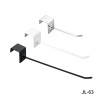 JL-63 Square Tube Display Hooks | Crossbar Display Hooks | for Retail Merchandise Display