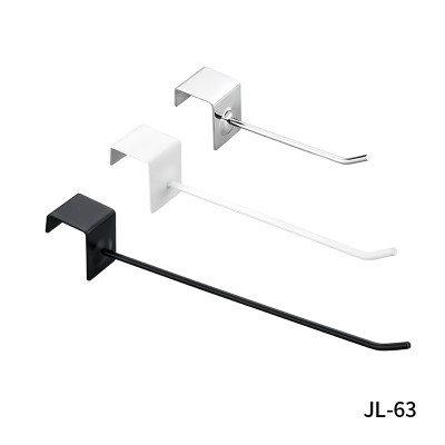 JL-63 Square Tube Display Hooks | Crossbar Display Hooks | for Retail Merchandise Display