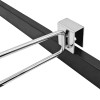 JL-64 Square Tube Display Hooks | Crossbar Display Hooks | with T Bar Stop Bar | for Merchandise Display