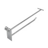 JL-65 Double Prong Slatwall Hooks | Double Wire T-Top Label Holder Hooks | for Merchandise Display
