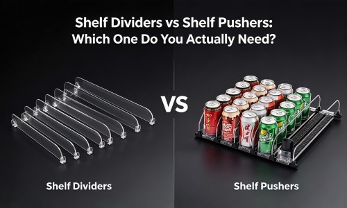 Shelf Dividers vs Shelf Pushers: Which One Do You Actually Need?