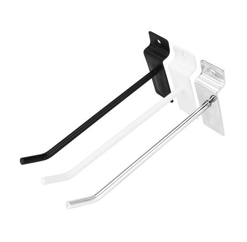 JL-66 Single Prong Slatwall Hooks | Single Wire Slatwall Display Hooks | for Merchandise Display