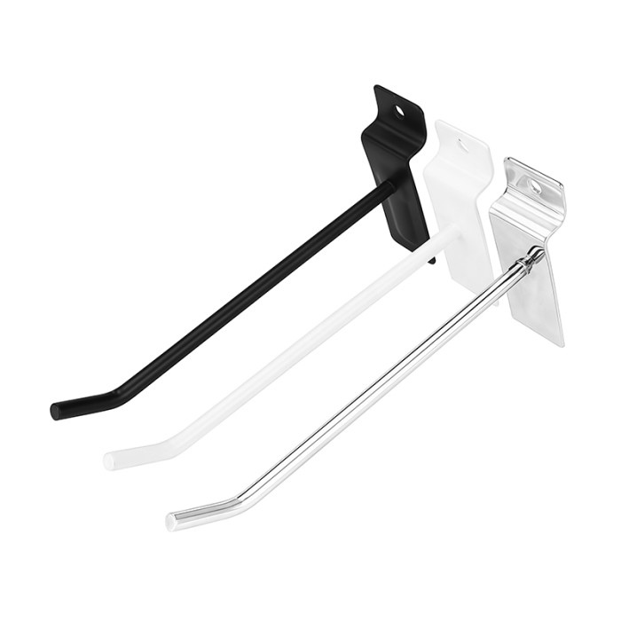 JL-66 Single Prong Slatwall Hooks | Single Wire Slatwall Display Hooks | for Merchandise Display