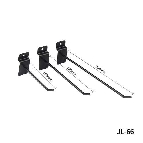 JL-66 Single Prong Slatwall Hooks | Single Wire Slatwall Display Hooks | for Merchandise Display