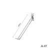 JL-67 Double Wire Slatwall Hooks | Twin Wire Slatwall Display Hooks | for Merchandise Display