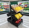 JW-21A Foldable Plastic Crate: Collapsible Produce Storage Bins That Pair With Display Racks | VIGO DISPLAY