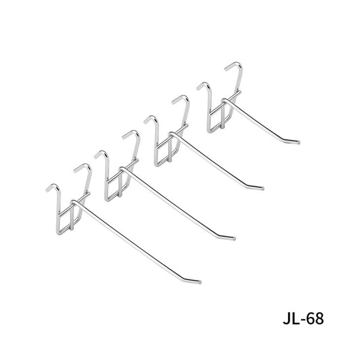 JL-68 Gridwall Hook | Metal Wire Grid Hook | for Retail Store Mesh Panel Display Hanging Merchandise