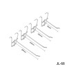 JL-68 Gridwall Hook | Metal Wire Grid Hook | for Retail Store Mesh Panel Display Hanging Merchandise