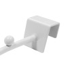 JL-70 Square Tube Waterfall Display Hook | Apparel Faceout Hook | for Clothing Store Apparel Rack