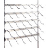 JL-70 Square Tube Waterfall Display Hook | Apparel Faceout Hook | for Clothing Store Apparel Rack
