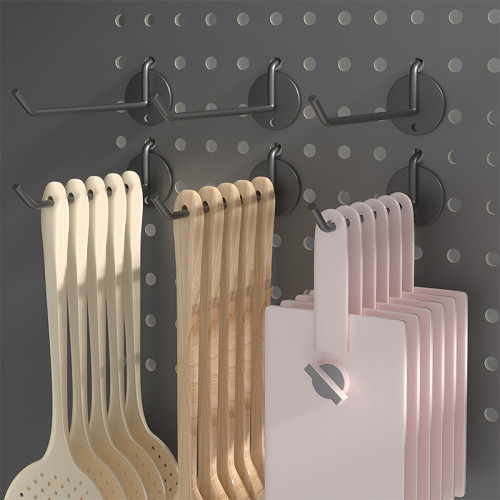 JL-71 Apple Shape Pegboard J Hook | Heavy Duty Pegboard Storage Hook | for Kitchen Garage Retail Display