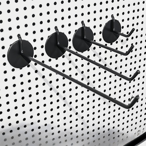 JL-71 Apple Shape Pegboard J Hook | Heavy Duty Pegboard Storage Hook | for Kitchen Garage Retail Display