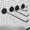 JL-71 Apple Shape Pegboard J Hook | Heavy Duty Pegboard Storage Hook | for Kitchen Garage Retail Display