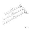 JL-72 Square Tube Clothing Rack Display Hook | Garment Hanging Rod | for Apparel Boutique Retail Shop