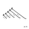 JL-73 Slatwall Hook | Single Wire Prong Hook | for Retail Shop Display Slatwall Panel Merchandising