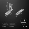 JL-53B Magnetic Shelf Merchandise Back Support | Pusher Stand | for Shelf Merchandise Display