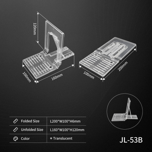 JL-53B Magnetic Shelf Merchandise Back Support | Pusher Stand | for Shelf Merchandise Display