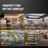 JL-54B Magnetic Shelf Back Support | Merchandise Pusher Stand | for Shelf Merchandise Display