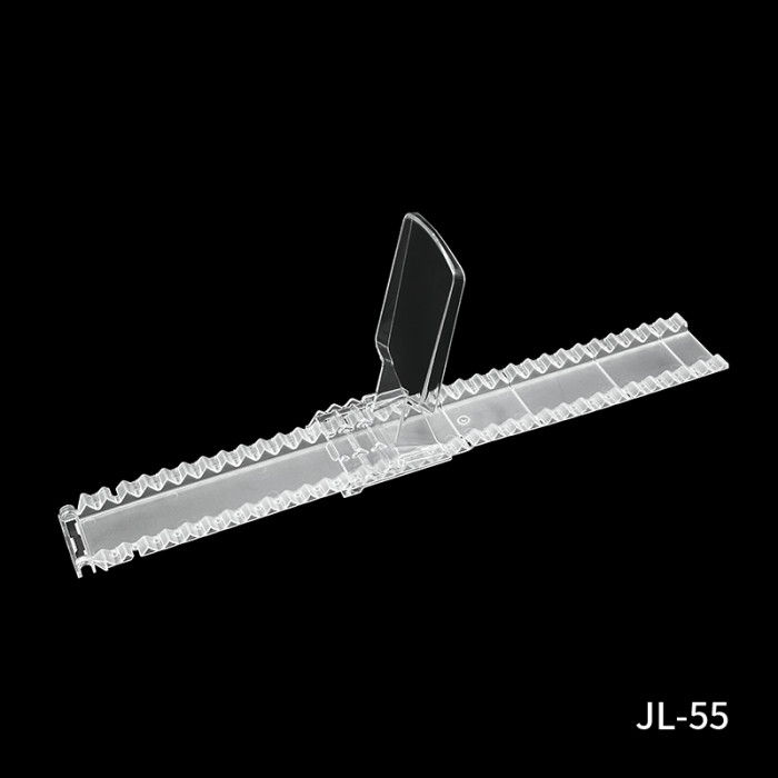 JL-55 Pusher Back Plate | Shelf Pusher Back Support | Breakable Rear Support for Shelf Pusher