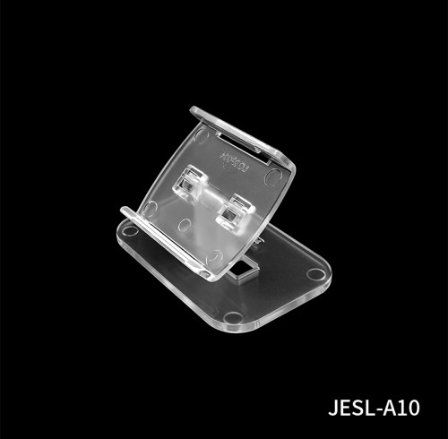 JESL-A10 Electronic Shelf Label Holder | Adjustable ESL Holder | Clear ESL Bracket for Retail Shelf