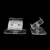 JESL-A10 Electronic Shelf Label Holder | Adjustable ESL Holder | Clear ESL Bracket for Retail Shelf