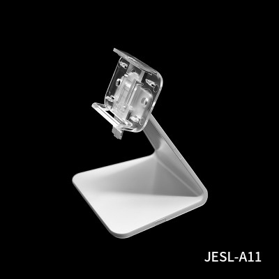 JESL-A11 Electronic Shelf Label Holder | Adjustable ESL Holder | Clear ESL Bracket for Retail Shelf
