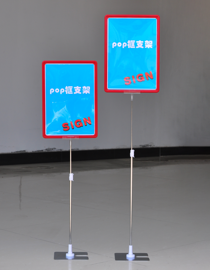 Sign stand usage scenario