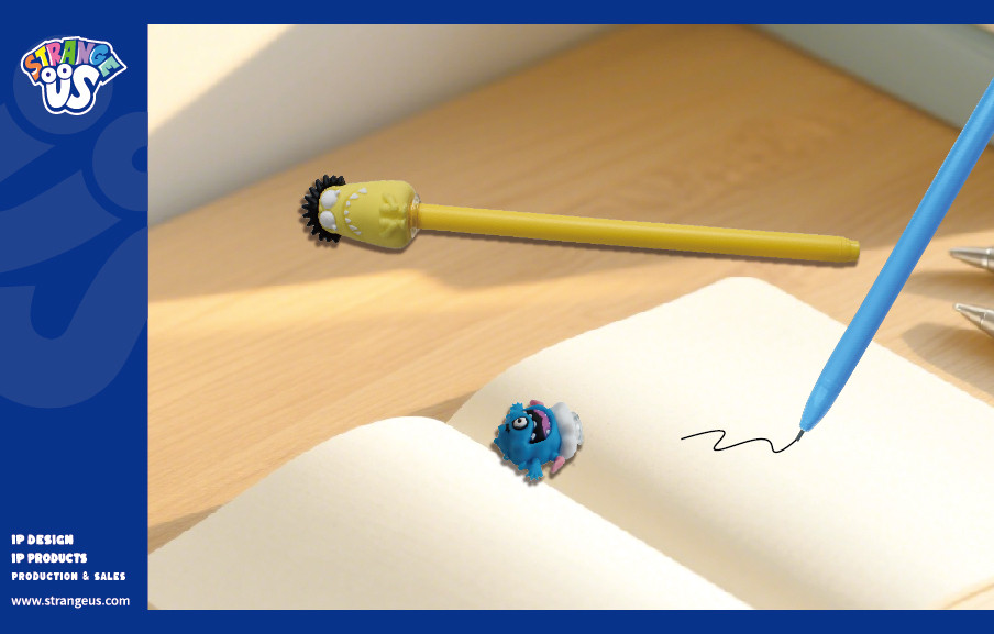 Cute Monster Click Pens