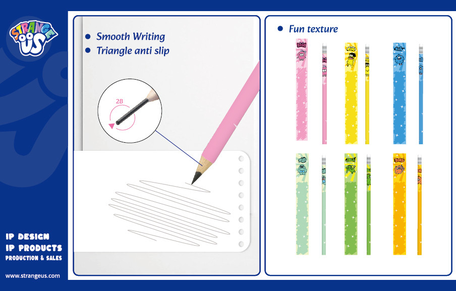 Cute Monster Click Pens