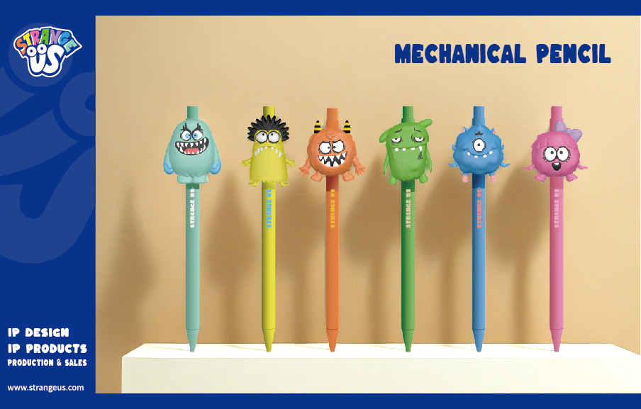 Cute Monster Click Pens